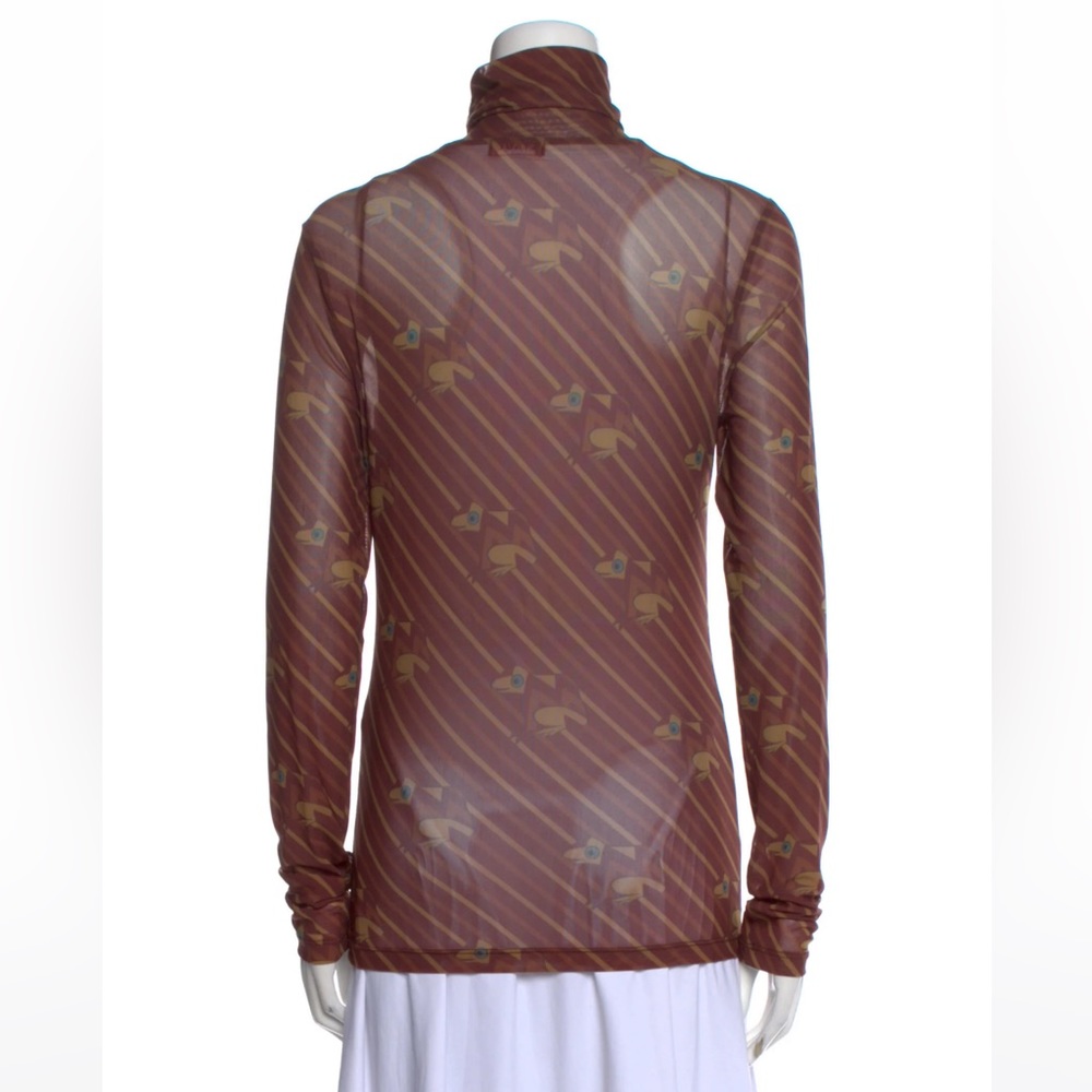 STAUD Printed Turtleneck Top Size: small - Picture 3 of 5